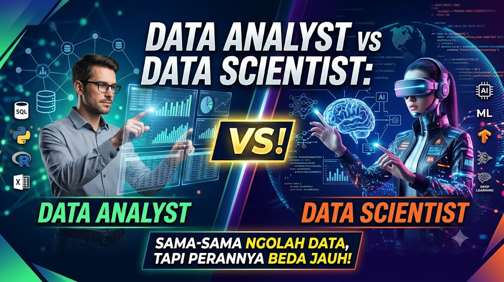 Data Analyst vs Data Scientist: Sama-Sama Ngolah Data, Tapi Perannya Beda Jauh!
